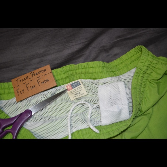 Vintage Chaps Ralph Lauren L Swim Trunks Suit - Picture 3 of 5